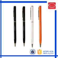 2015 hot sale colored barrel OEM product plastic or metal ballpoint pen